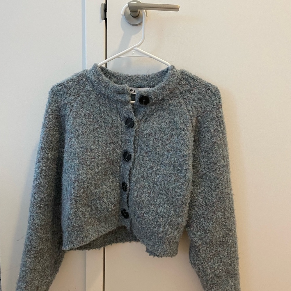 Blue Zara sweater